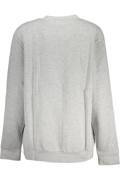 CAVALLI CLASS WOMEN'S GRAY ZIPLESS SWEATSHIRT