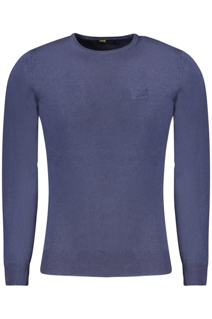 CAVALLI CLASS MEN'S BLUE SWEATER