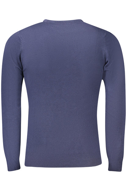 CAVALLI CLASS MEN'S BLUE SWEATER
