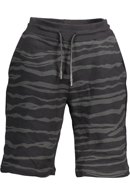 CAVALLI CLASS MEN'S BERMUDA PANTS BLACK