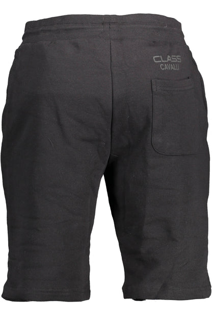 CAVALLI CLASS MEN'S BERMUDA PANTS BLACK