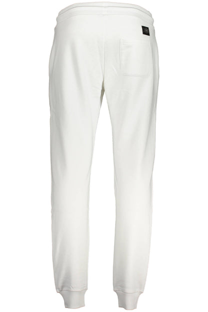 CAVALLI CLASS WHITE MEN'S TROUSERS