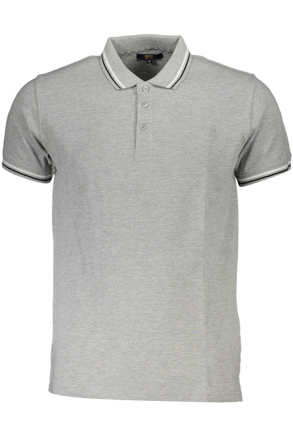 CAVALLI CLASS POLO SHORT SLEEVES MEN GREY