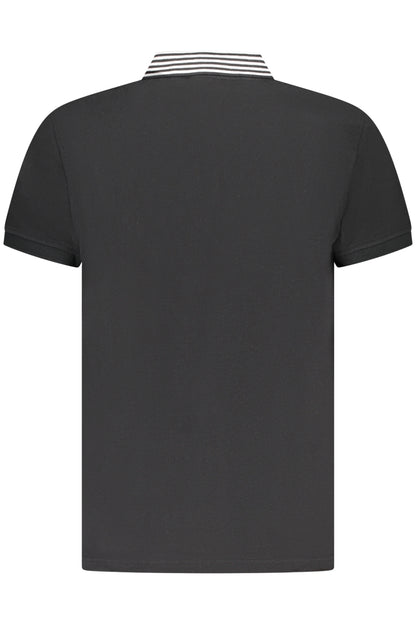 CAVALLI CLASS POLO SHORT SLEEVE MEN BLACK