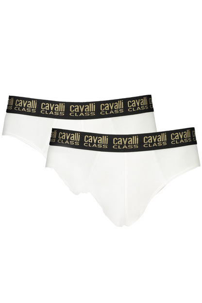 CAVALLI CLASS SLIP MEN WHITE