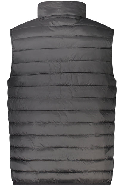 CAVALLI CLASS MEN'S BLACK SLEEVELESS JACKET