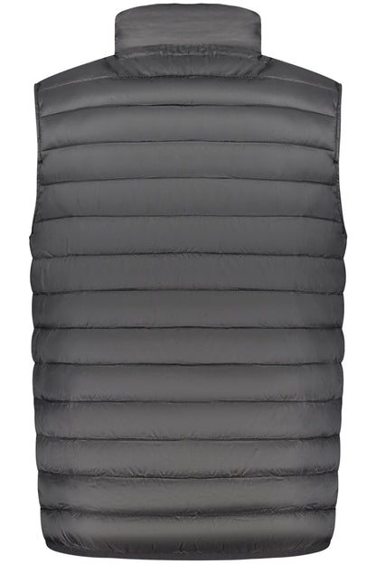 CAVALLI CLASS MEN'S BLACK SLEEVELESS JACKET
