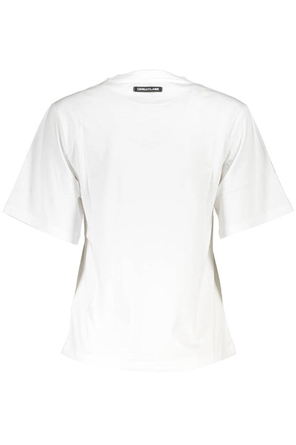 CAVALLI CLASS SHORT SLEEVE T-SHIRT WOMEN WHITE