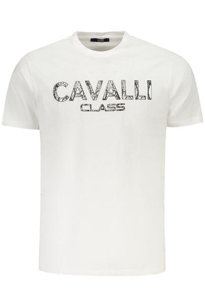 CAVALLI CLASS SHORT SLEEVE T-SHIRT MEN WHITE