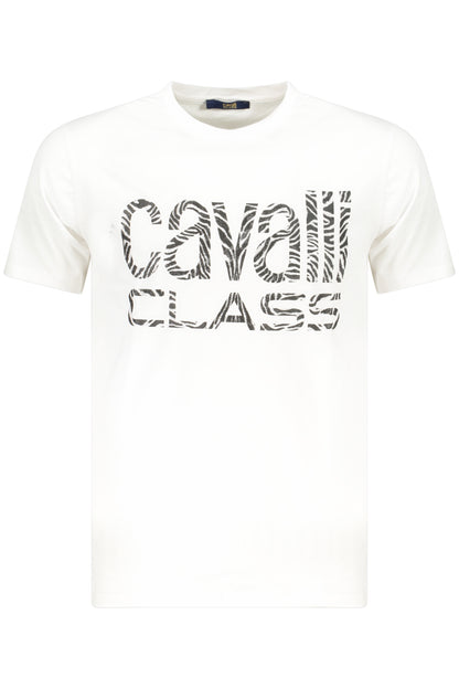 CAVALLI CLASS SHORT SLEEVE T-SHIRT MEN WHITE