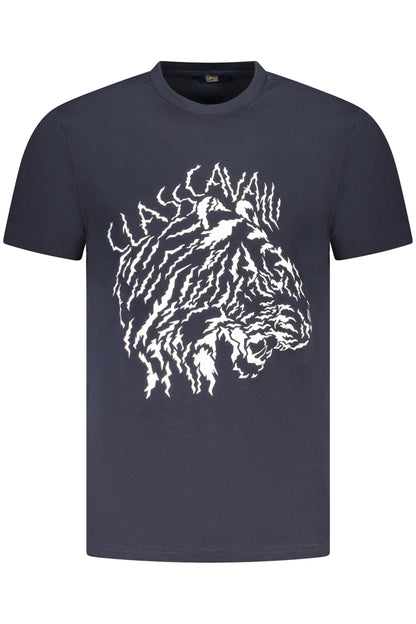 CAVALLI CLASS SHORT SLEEVE T-SHIRT MEN BLUE