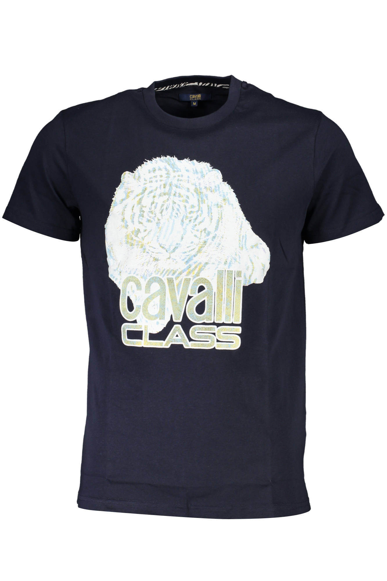 CAVALLI CLASS SHORT SLEEVE T-SHIRT MEN BLUE