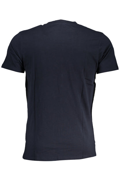 CAVALLI CLASS MEN'S SHORT SLEEVED T-SHIRT BLUE