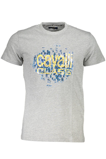 CAVALLI CLASS SHORT SLEEVE T-SHIRT MEN GREY