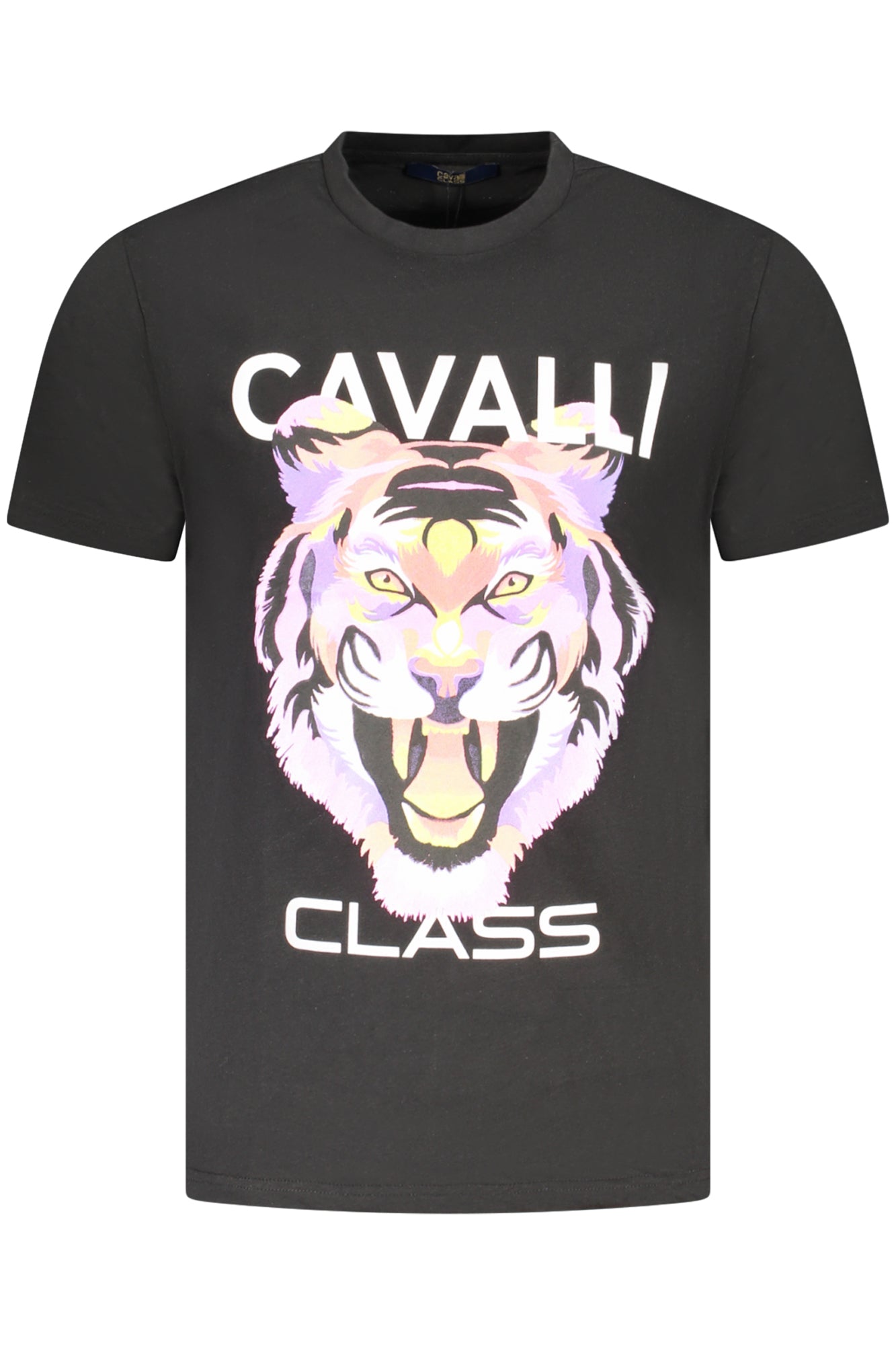 CAVALLI CLASS SHORT SLEEVE T-SHIRT MEN BLACK