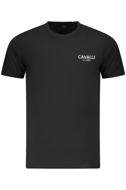 CAVALLI CLASS SHORT SLEEVE T-SHIRT MEN BLACK