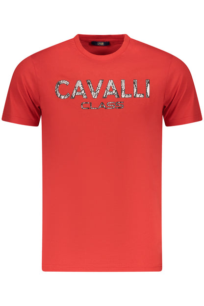 CAVALLI CLASS SHORT SLEEVE T-SHIRT MEN RED