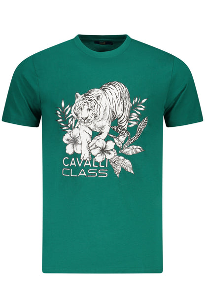 CAVALLI CLASS SHORT SLEEVE T-SHIRT MEN GREEN