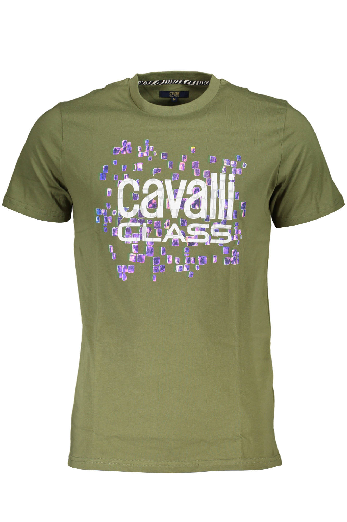 CAVALLI CLASS SHORT SLEEVE T-SHIRT MEN GREEN