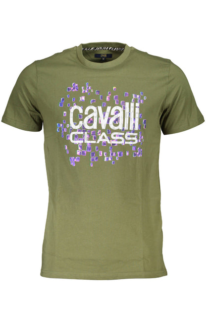 CAVALLI CLASS SHORT SLEEVE T-SHIRT MEN GREEN