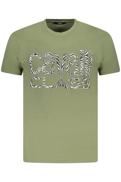 CAVALLI CLASS SHORT SLEEVE T-SHIRT MEN GREEN