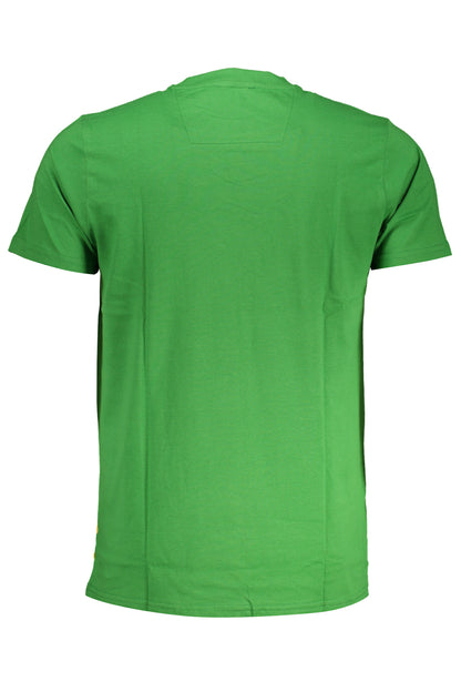 CAVALLI CLASS GREEN MEN'S SHORT SLEEVED T-SHIRT