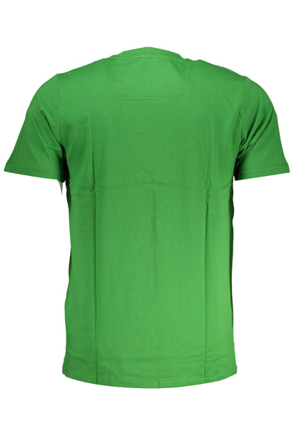 CAVALLI CLASS GREEN MEN'S SHORT SLEEVED T-SHIRT
