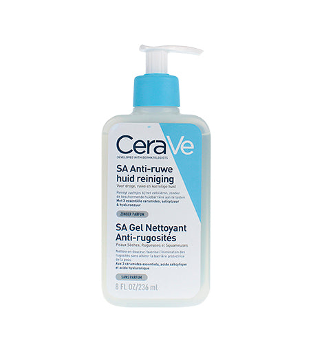 CeraVe SA Smoothing Cleanser softening cleansing gel for dry, rough skin with an uneven surface 236 ml
