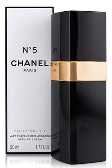Chanel No. 5 Eau de Toilette para mujer 50 ml recargable