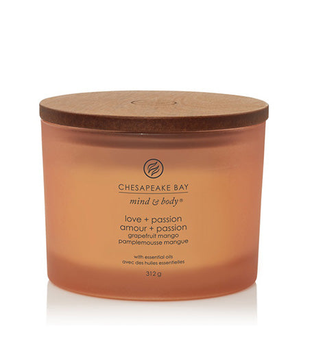 Chesapeake Bay Love + Passion vonná svíčka se 3 knoty 312 g