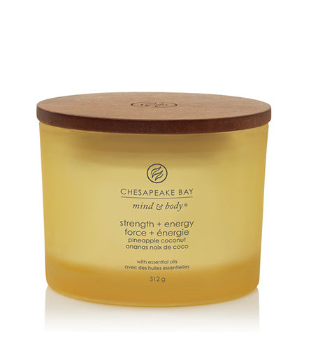 Chesapeake Bay Strength + Energy vonná svíčka se 3 knoty 312 g
