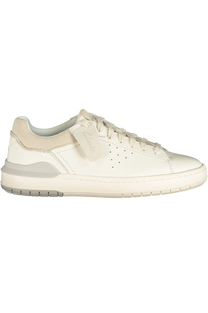 CLARKS MEN'S WHITE SPORTS SHOES