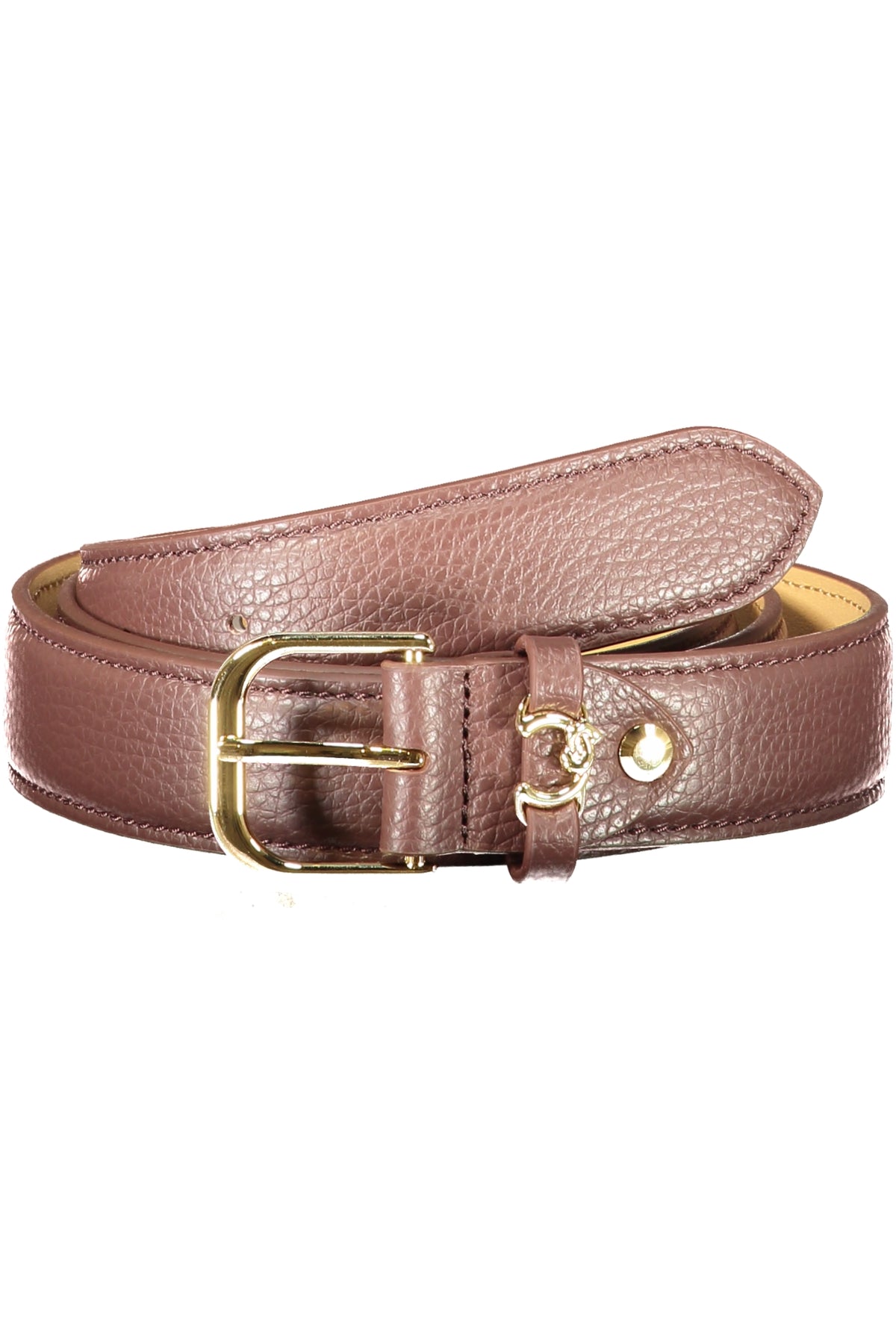 CEINTURE EN CUIR MARRON POUR FEMME COCCINELLE
