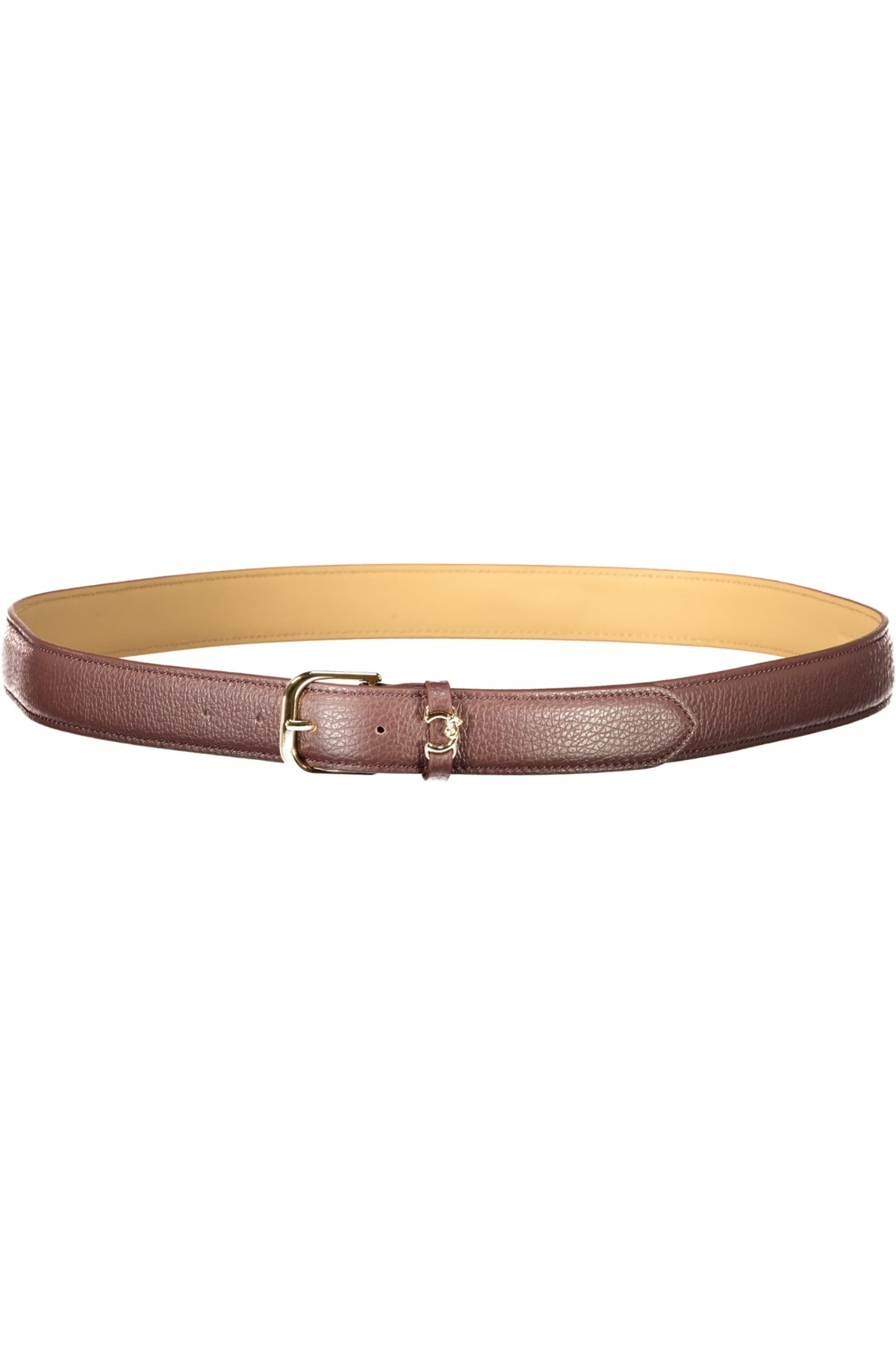 CEINTURE EN CUIR MARRON POUR FEMME COCCINELLE
