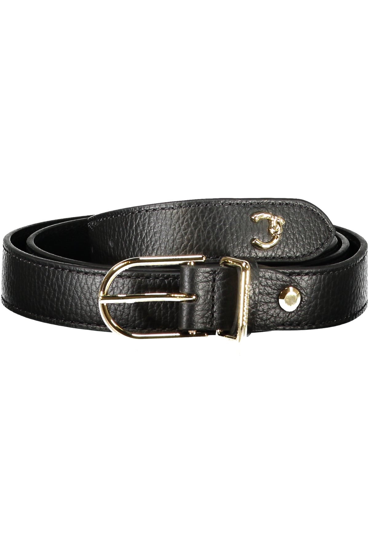 CEINTURE EN CUIR NOIR POUR FEMME COCCINELLE