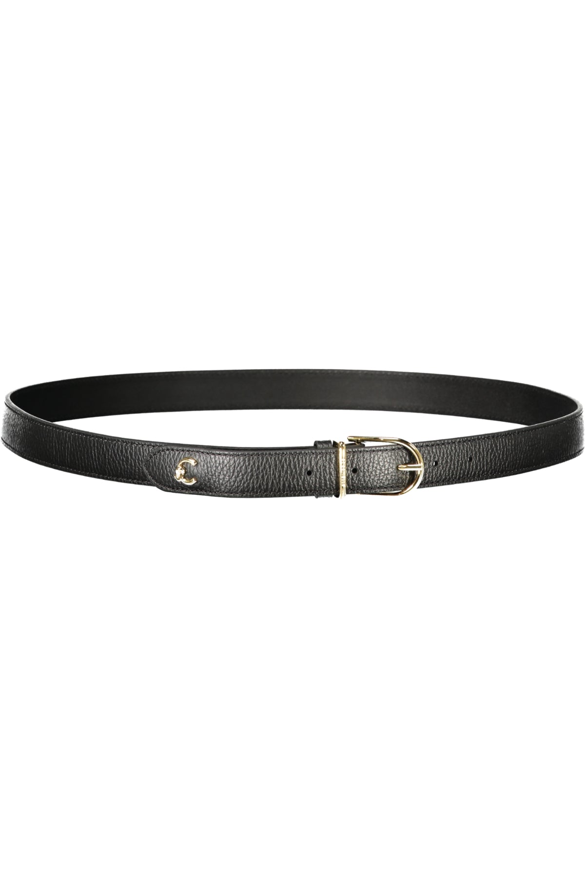 CEINTURE EN CUIR NOIR POUR FEMME COCCINELLE