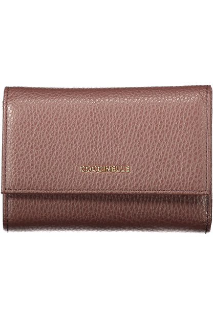 PORTEFEUILLE MARRON POUR FEMME COCCINELLE