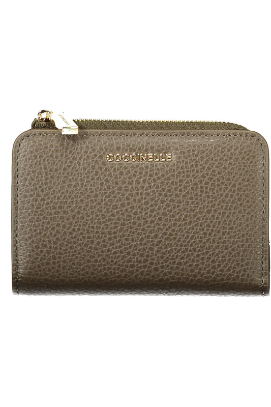 PORTEFEUILLE MARRON POUR FEMME COCCINELLE