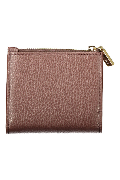 PORTEFEUILLE MARRON POUR FEMME COCCINELLE