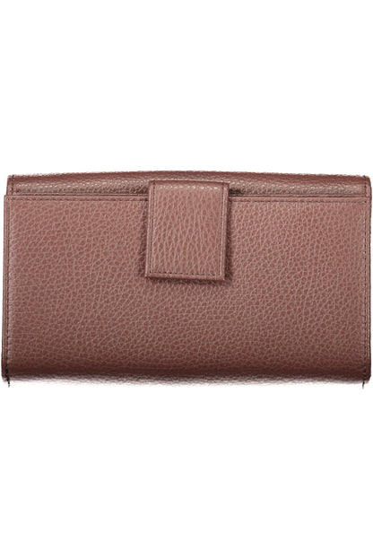PORTEFEUILLE MARRON POUR FEMME COCCINELLE