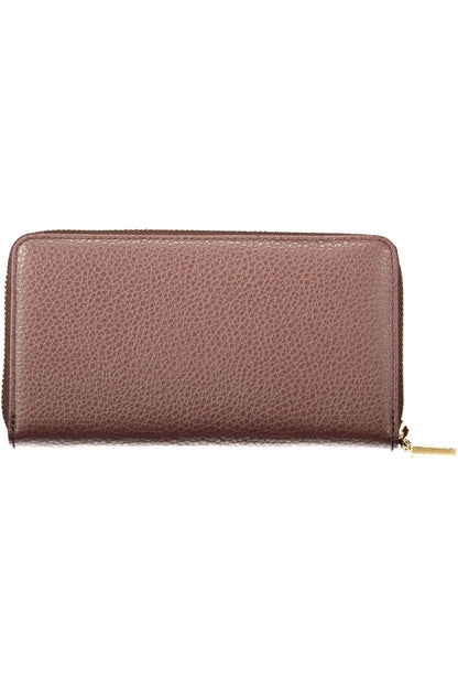PORTEFEUILLE MARRON POUR FEMME COCCINELLE