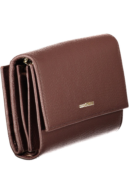 PORTEFEUILLE MARRON POUR FEMME COCCINELLE