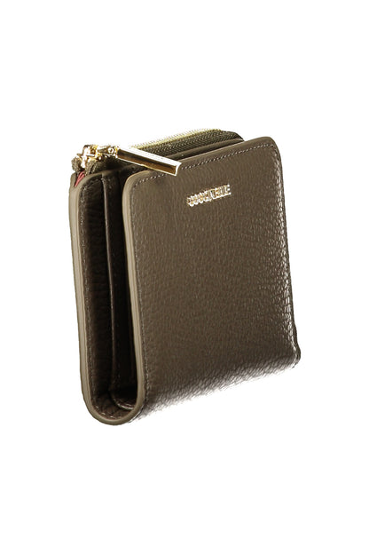 PORTEFEUILLE MARRON POUR FEMME COCCINELLE