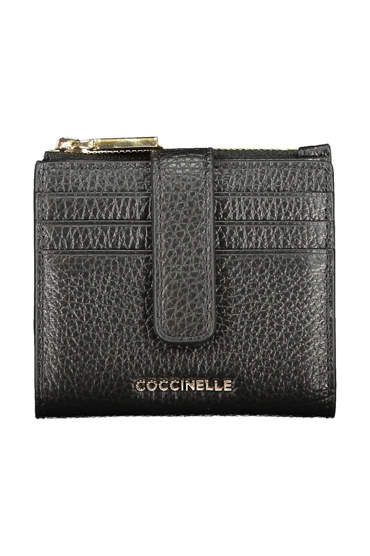 PORTEFEUILLE NOIR POUR FEMME COCCINELLE