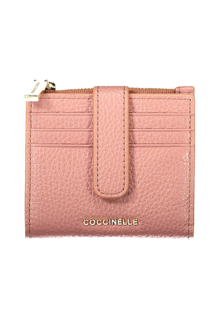 PORTEFEUILLE ROSE POUR FEMME COCCINELLE