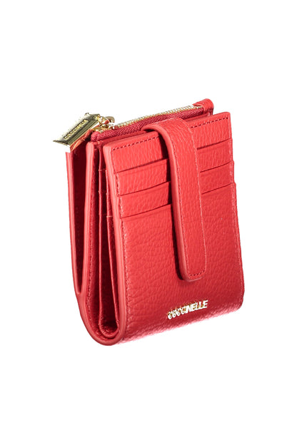 COCCINELLE WOMEN'S RED WALLET