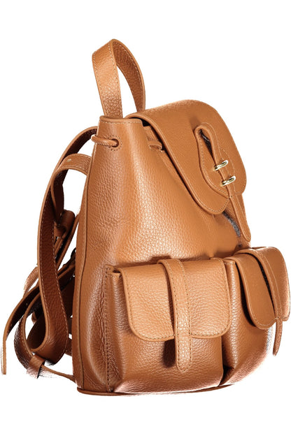 COCCINELLE WOMEN'S BROWN BACKPACK