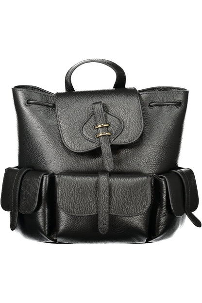 COCCINELLE WOMEN'S BLACK BACKPACK