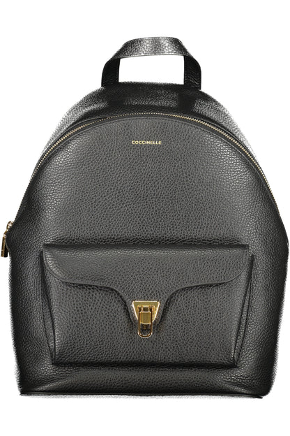 COCCINELLE WOMEN'S BLACK BACKPACK