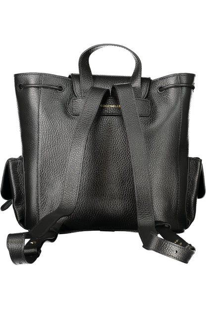 COCCINELLE WOMEN'S BLACK BACKPACK
